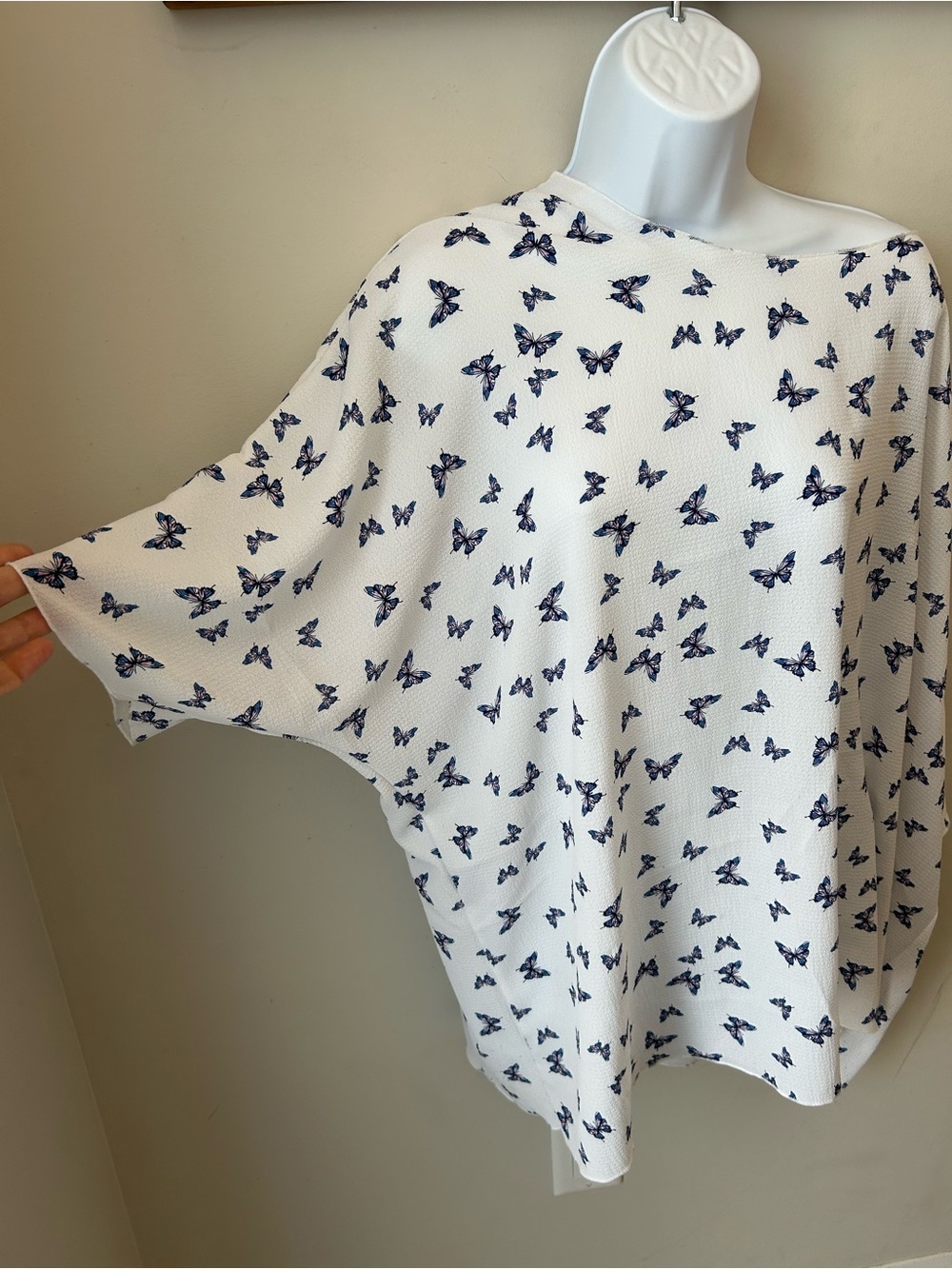 🟢 5 for $25 🟢 Off-shoulder top | Plus Size | Butterfly Print | Cottagecore | Sum